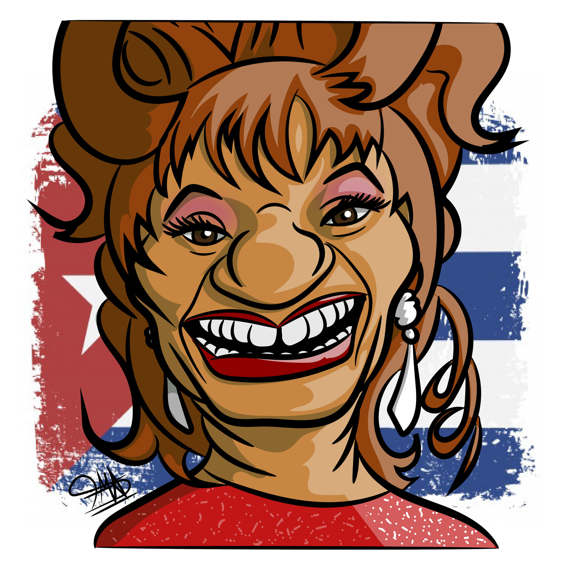 ArtStation Celia Cruz