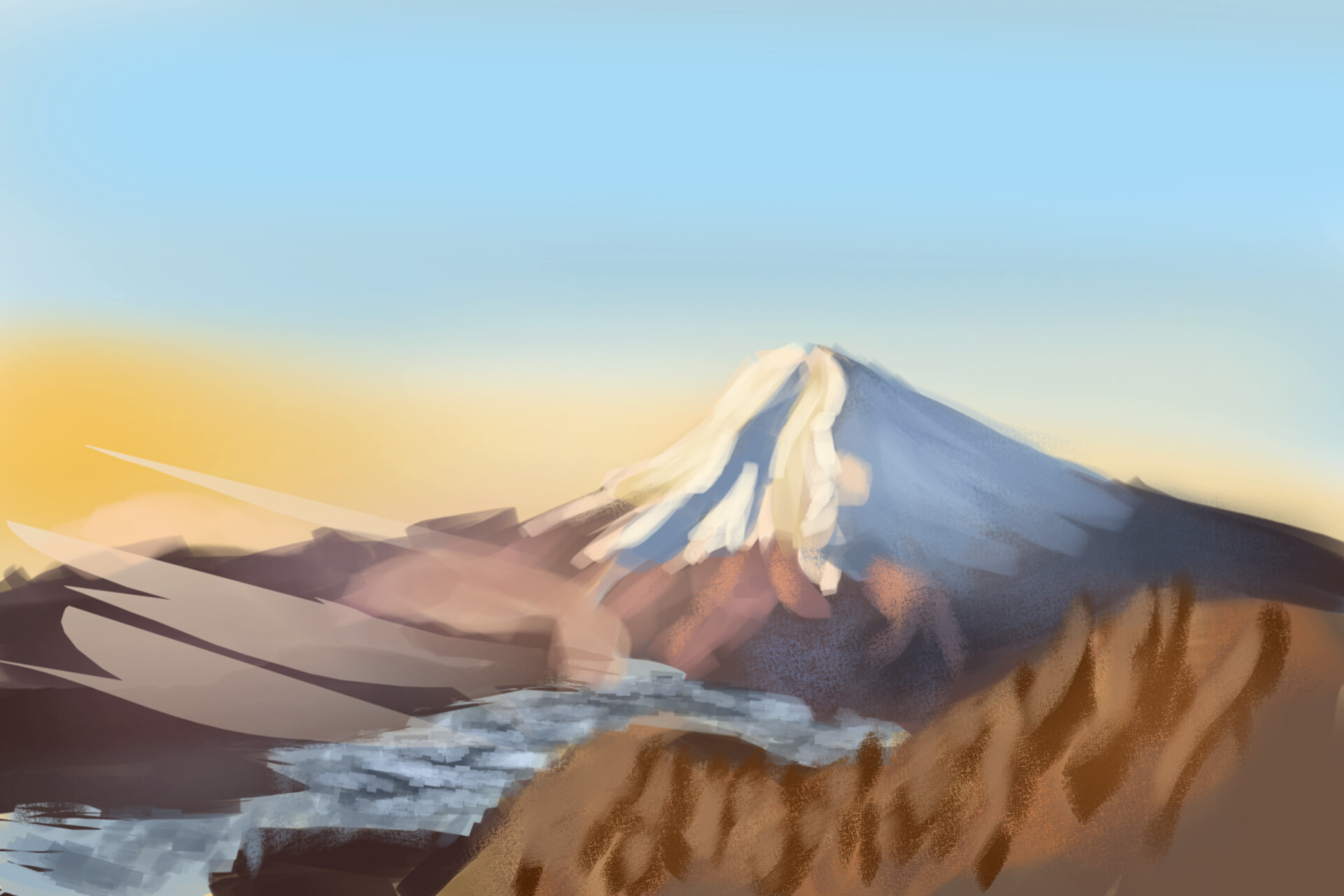 ArtStation - Mount Fuji