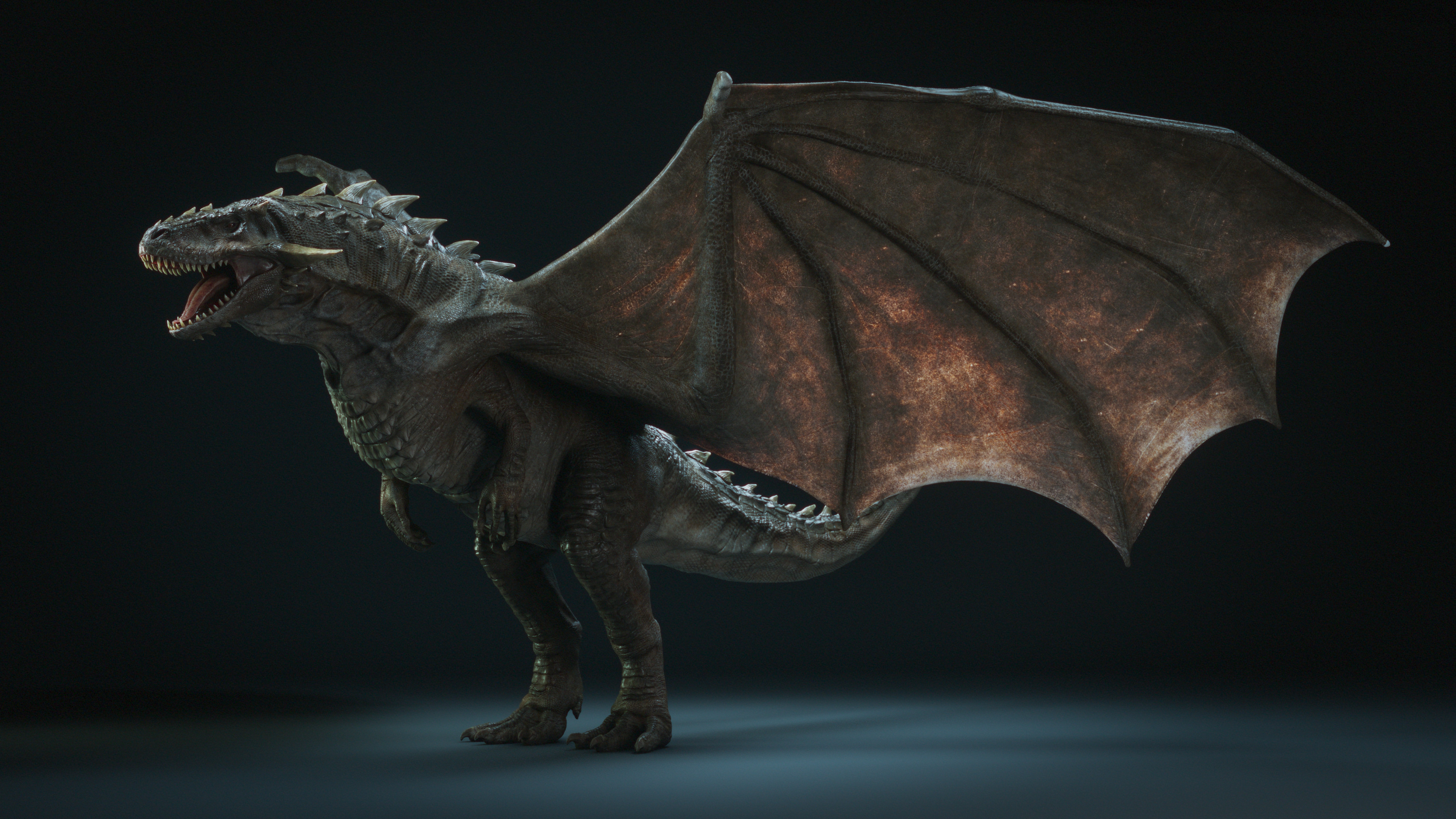 Early render created to test the texturing