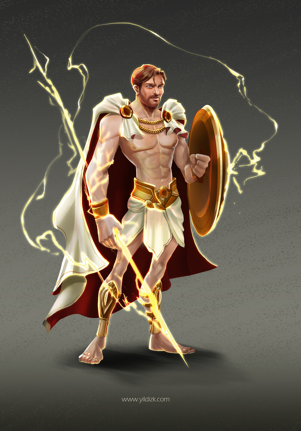 ArtStation Character Design & Blueprint / Young Zeus