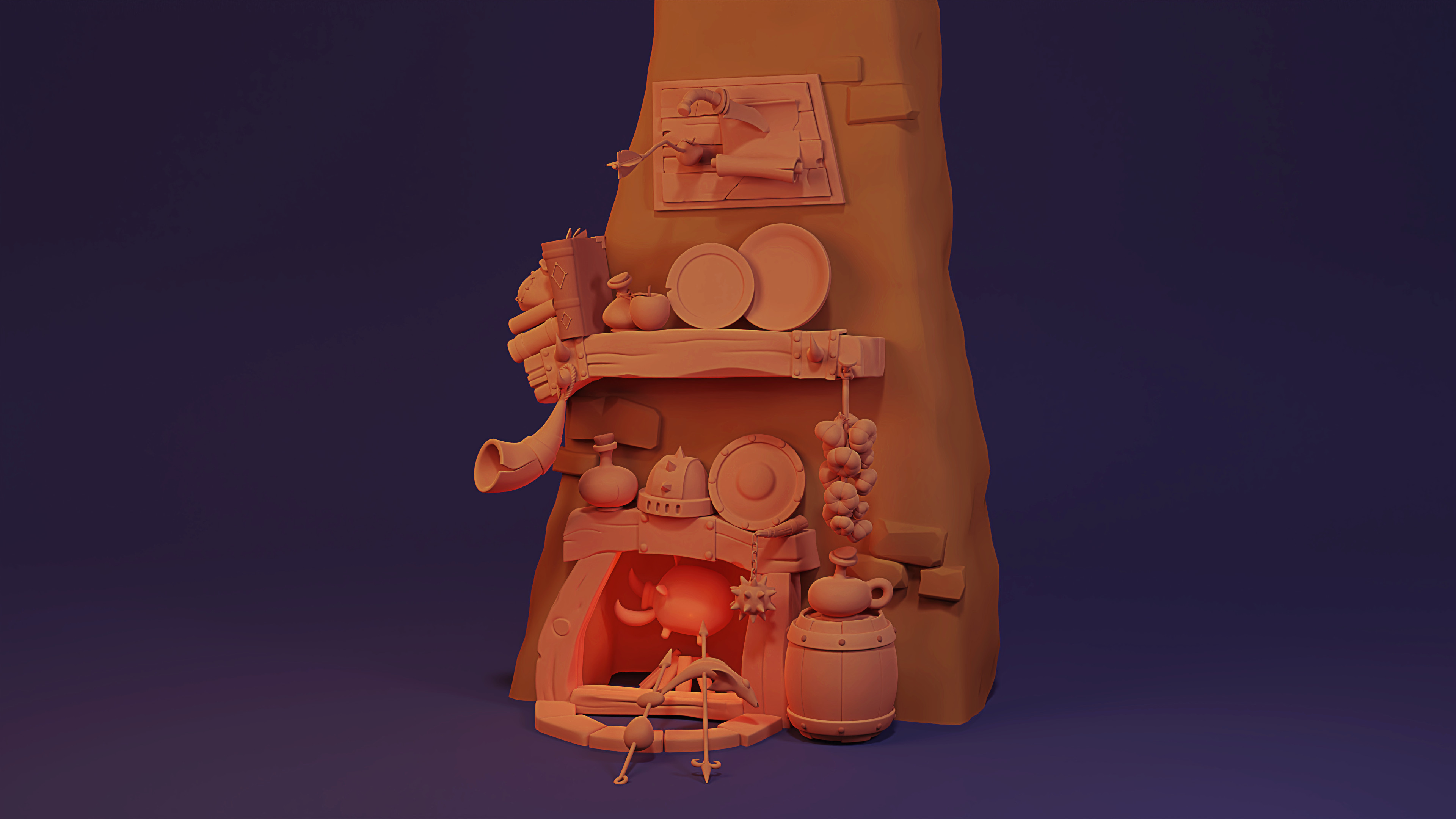 Still life set 3 Render