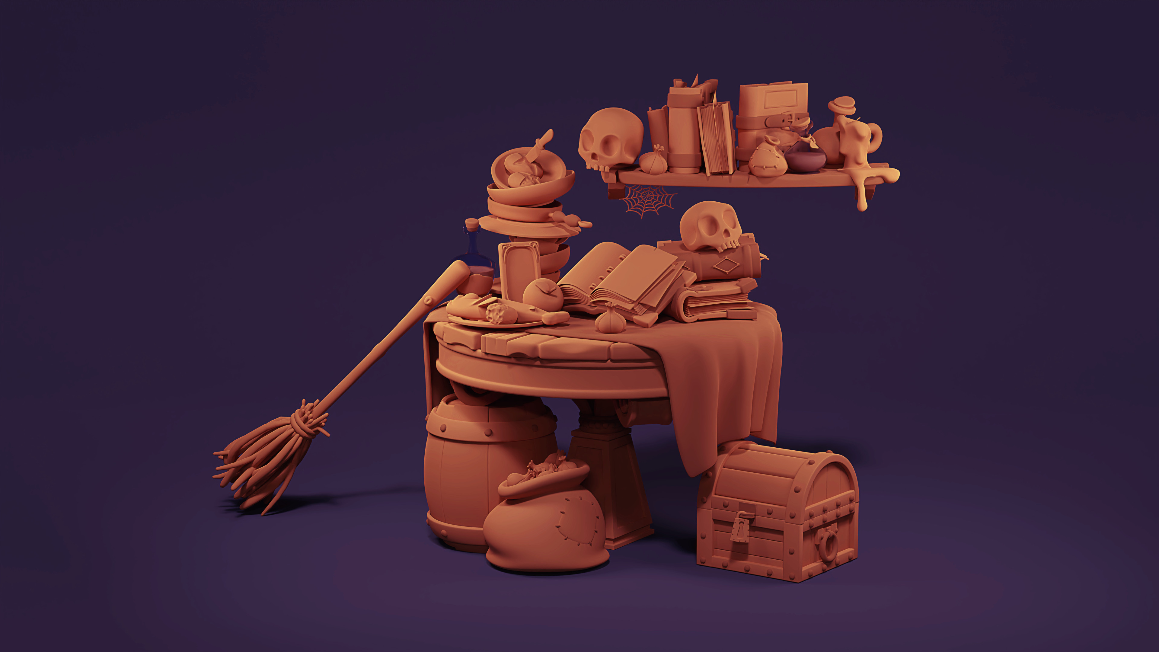 Still life set 1 Render
