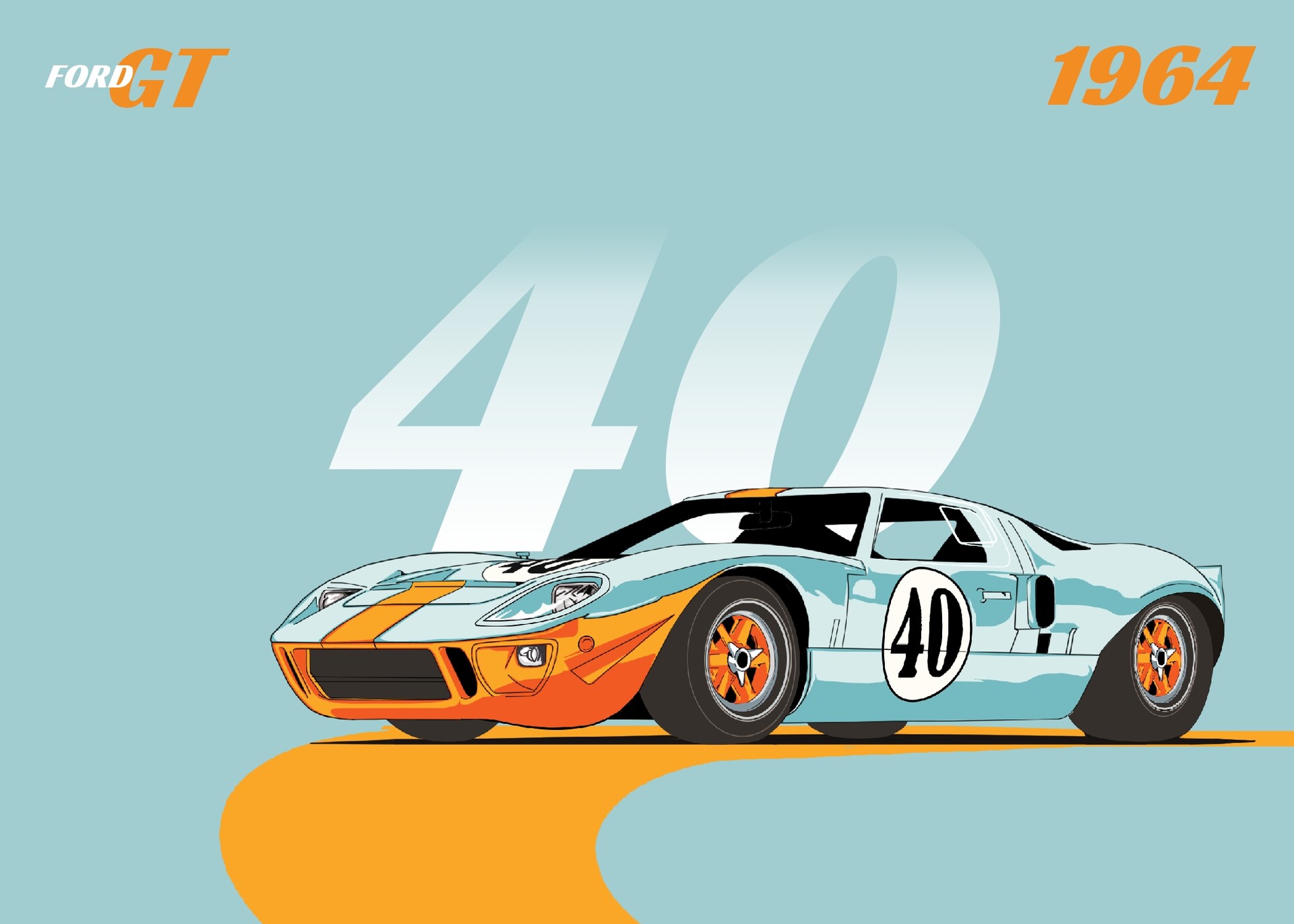 1964 top ford gt40