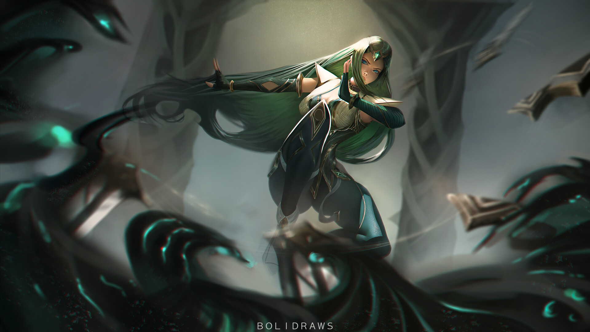 ArtStation - Sentinel Irelia ~ League of legends