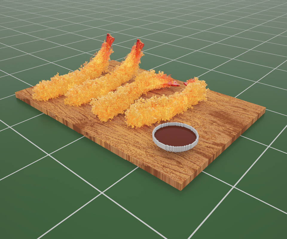 ArtStation Shrimp Tempura