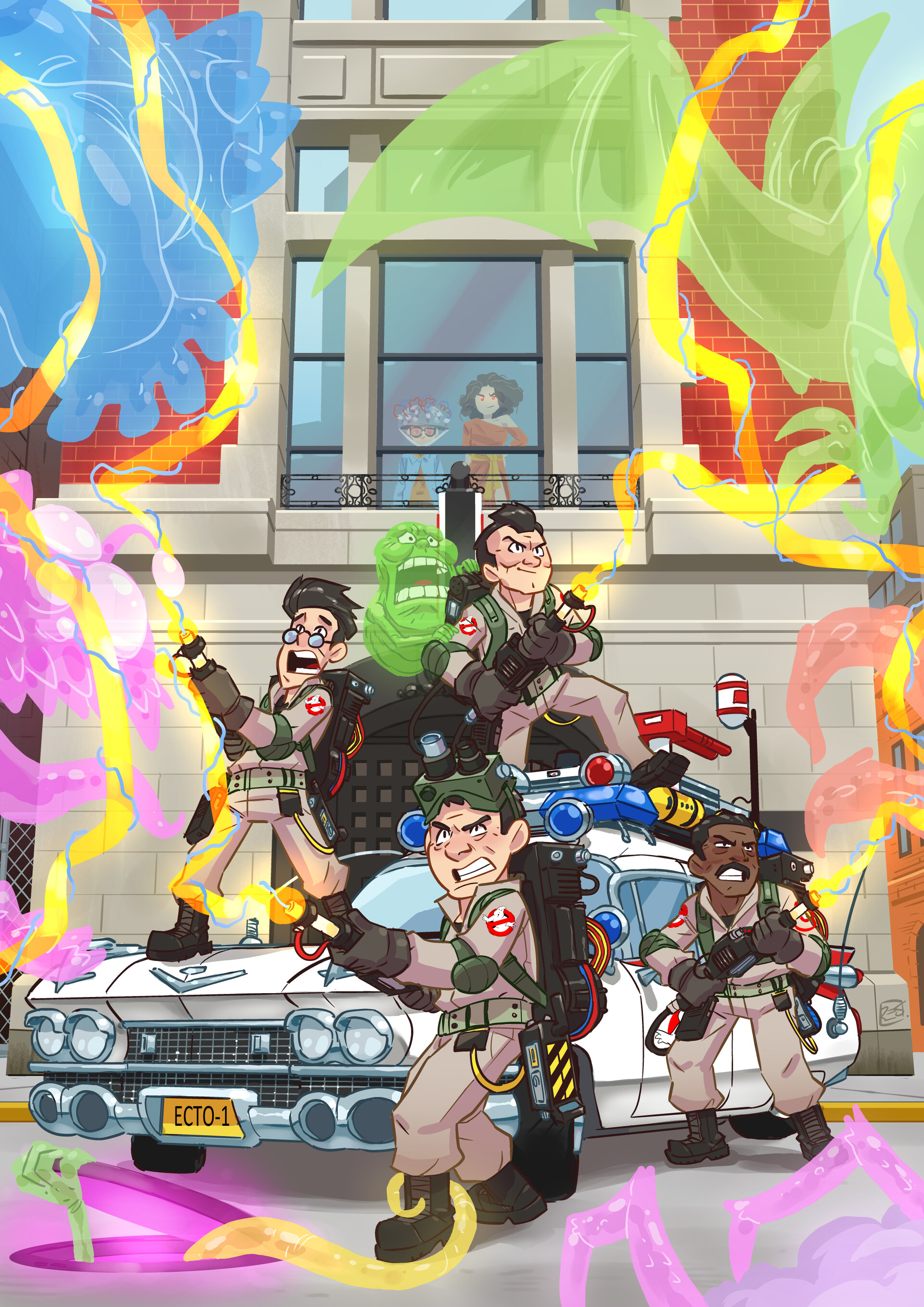 ArtStation Ghostbusters tribute