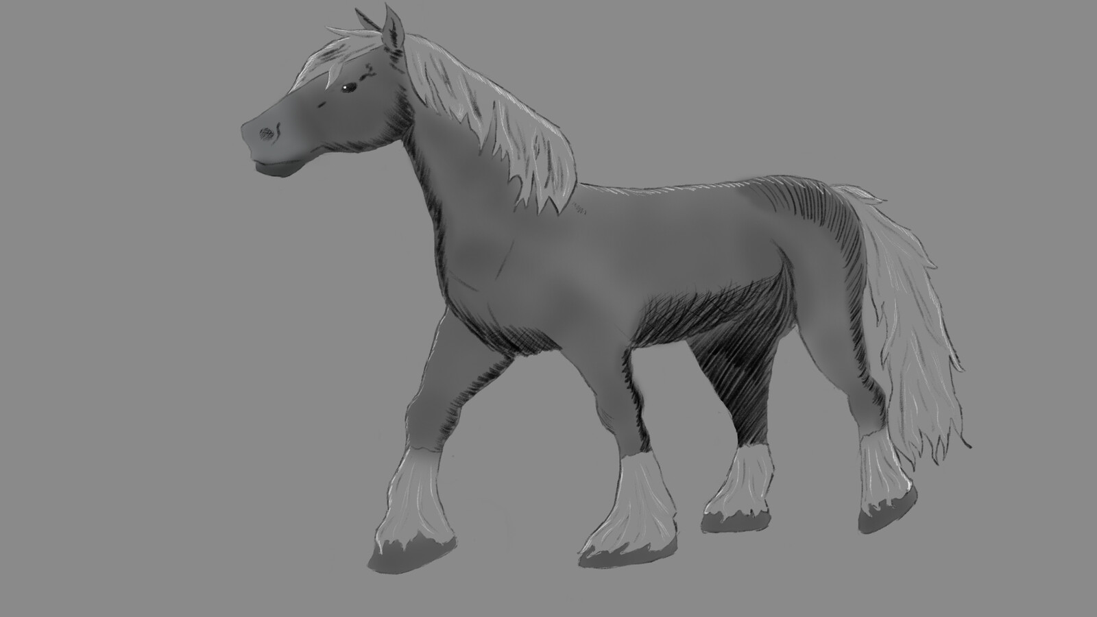 Epona from the Legend of Zelda game franchise. 