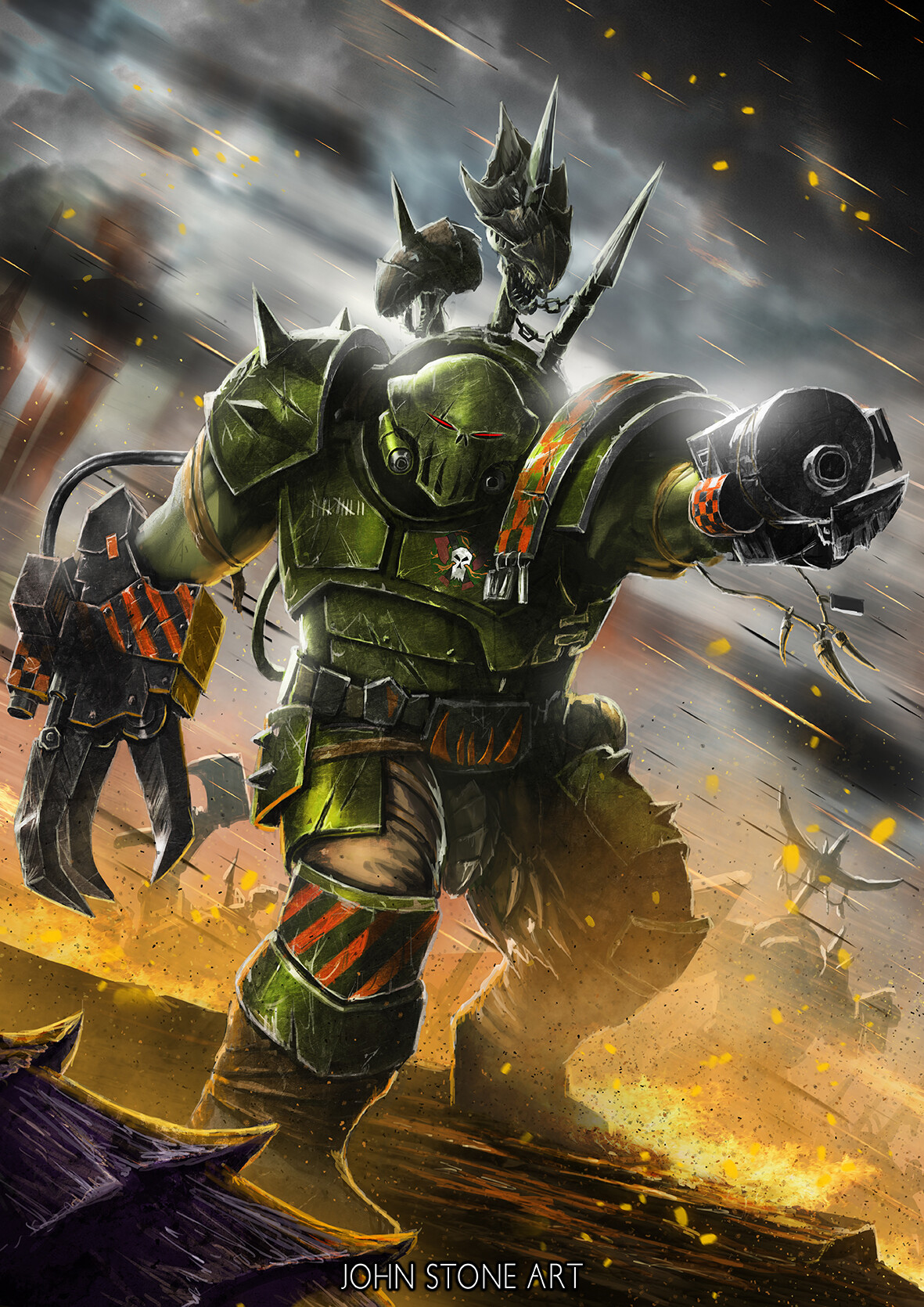Warhammer 40k Orks Art