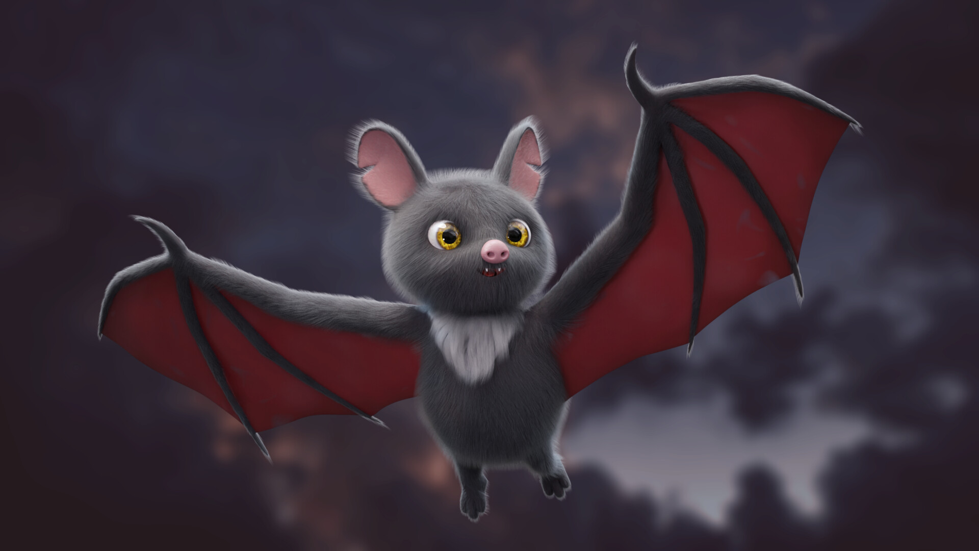 ArtStation - 3D Cartoon Bat