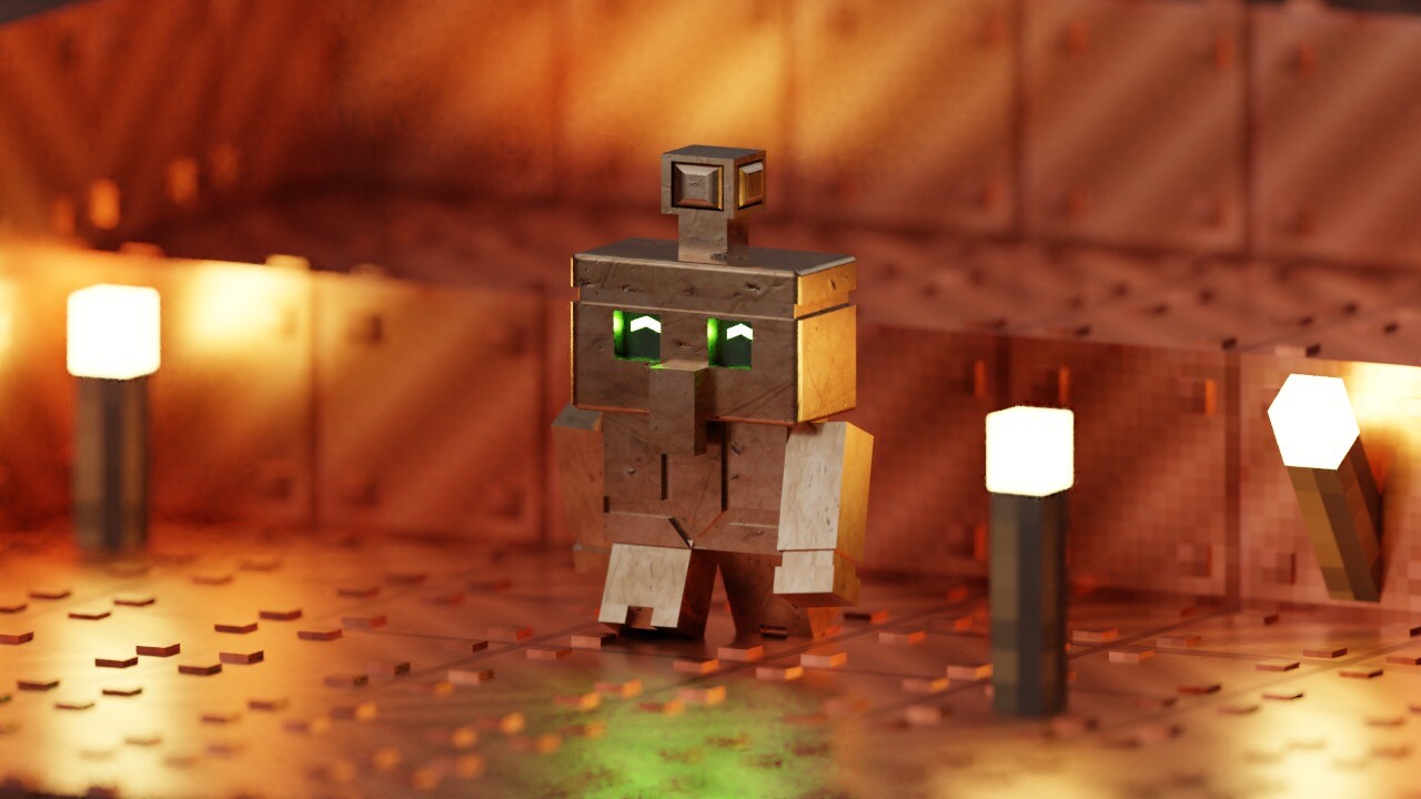 ArtStation Copper Golem From Minecraft