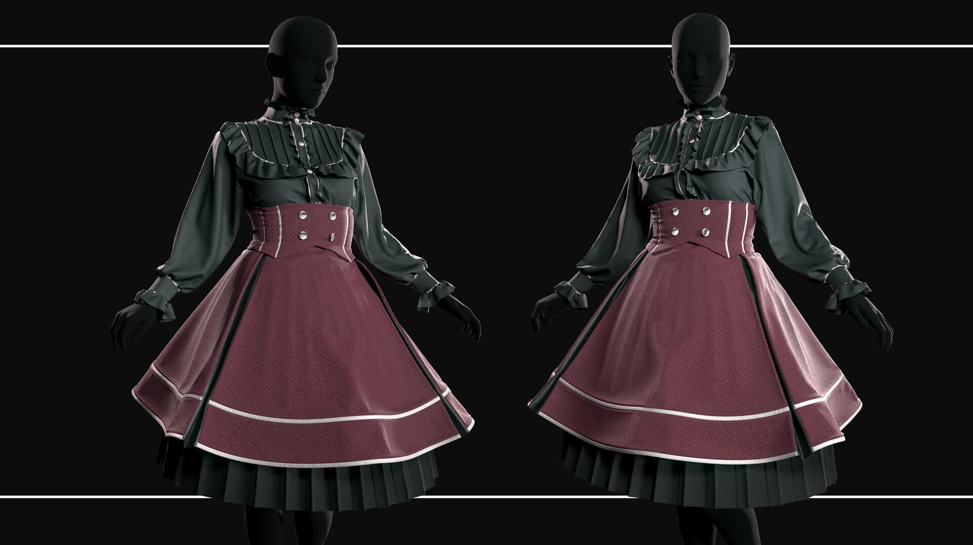 ArtStation Simple Lolita Dress