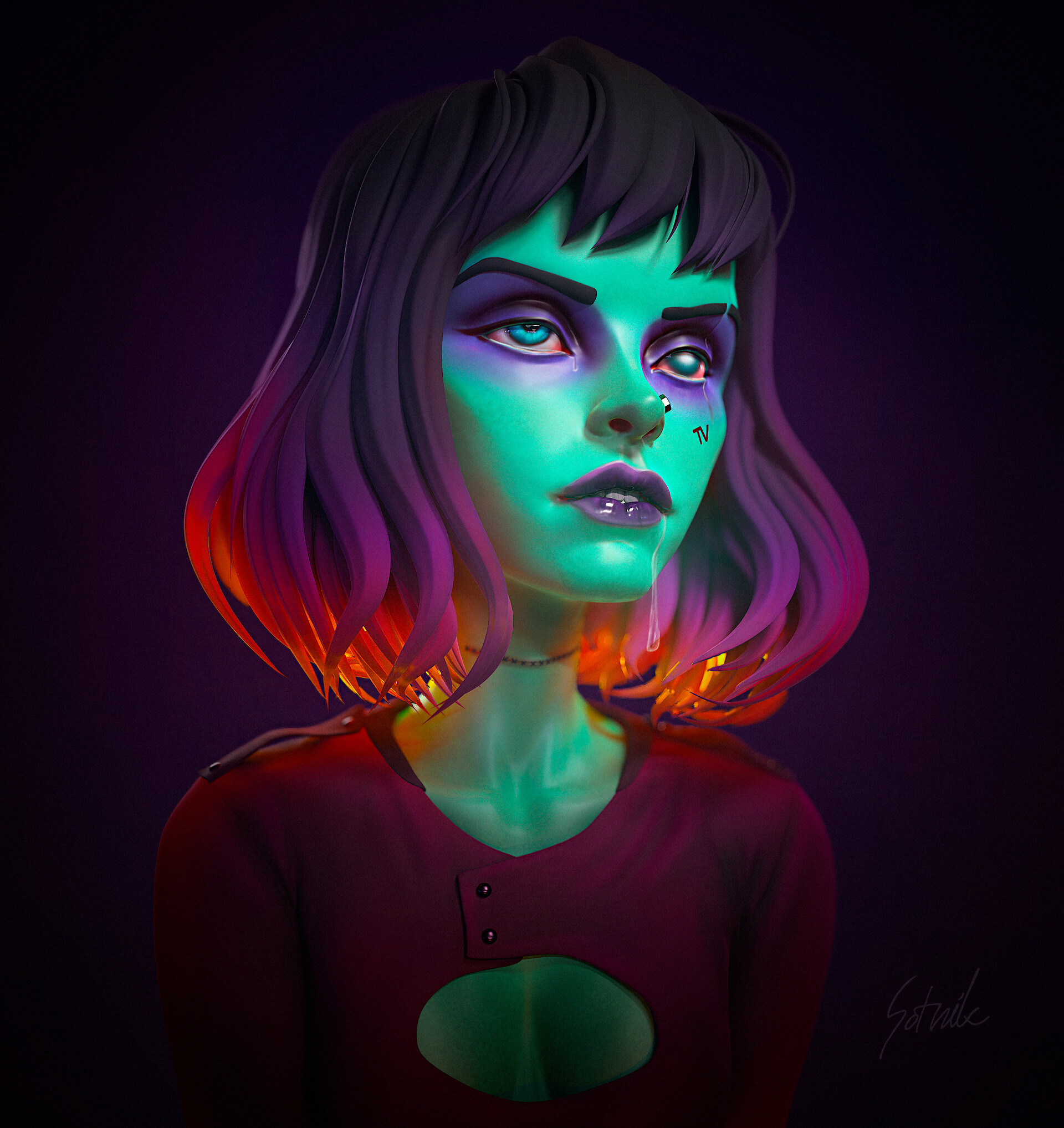 Artstation Zombie Girl