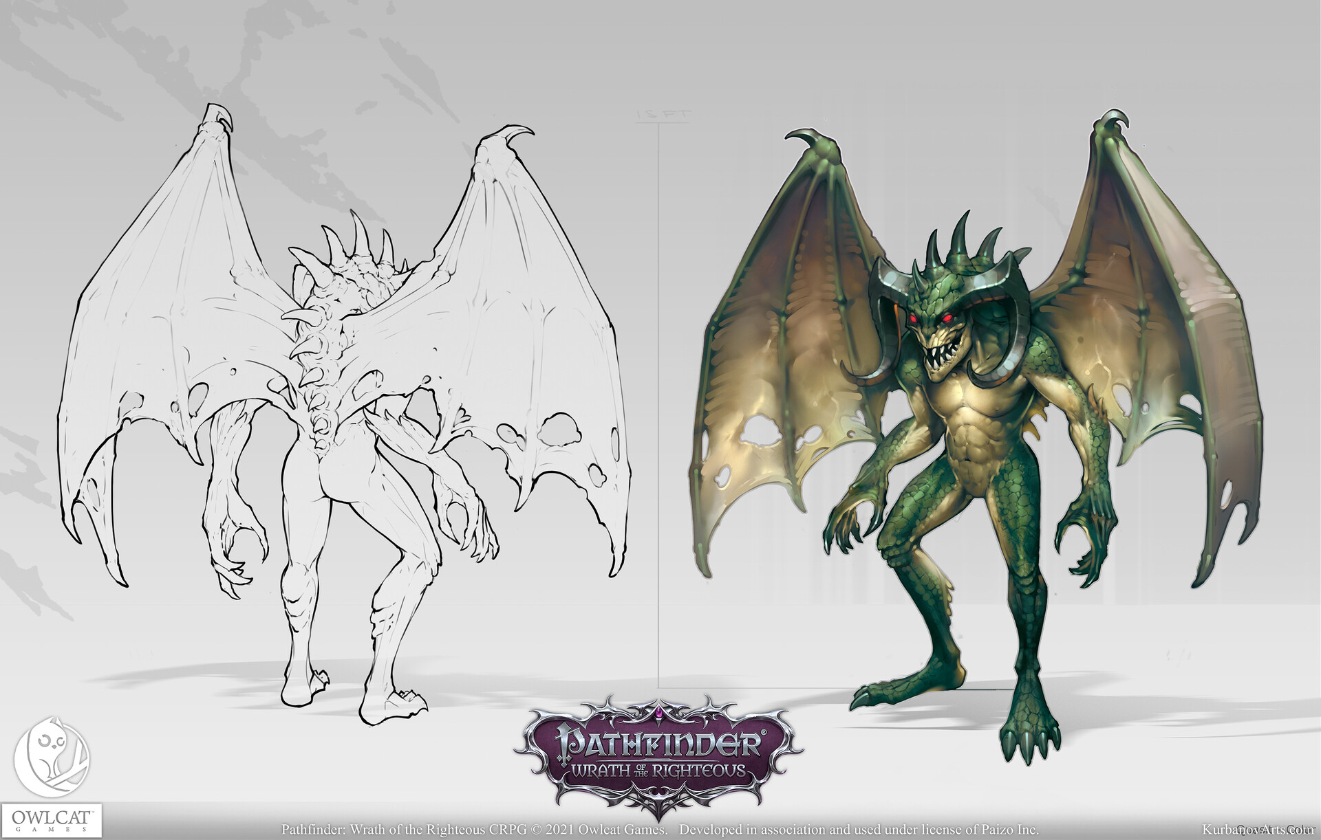 Всего лишь старые рисунки pathfinder wrath of the righteous