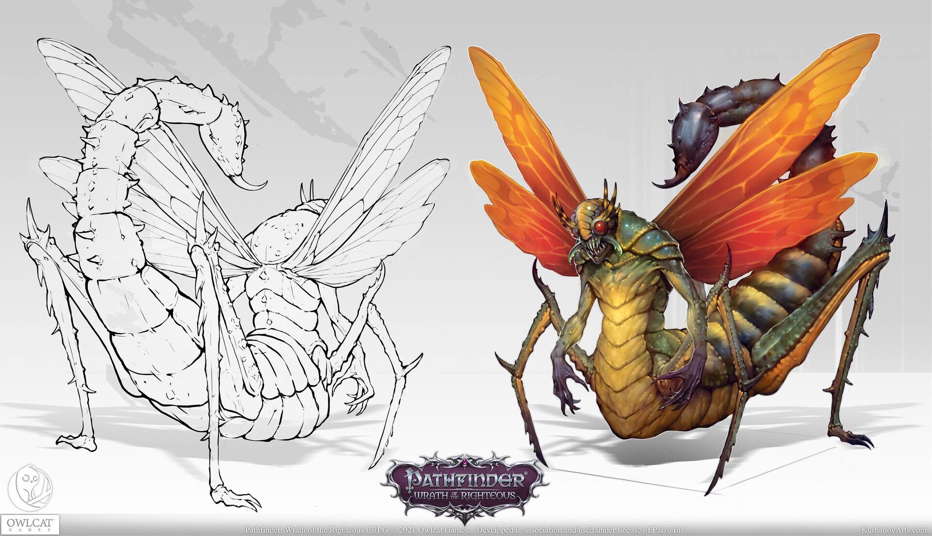 Всего лишь старые рисунки pathfinder wrath of the righteous