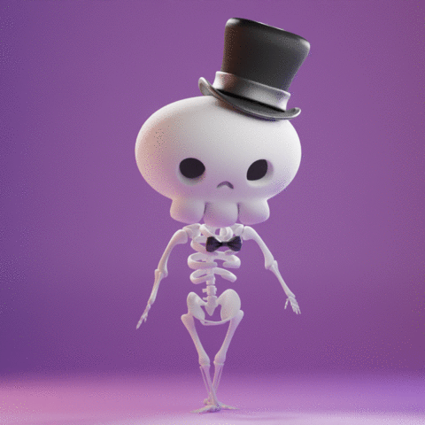 ArtStation - Dancing Skeleton