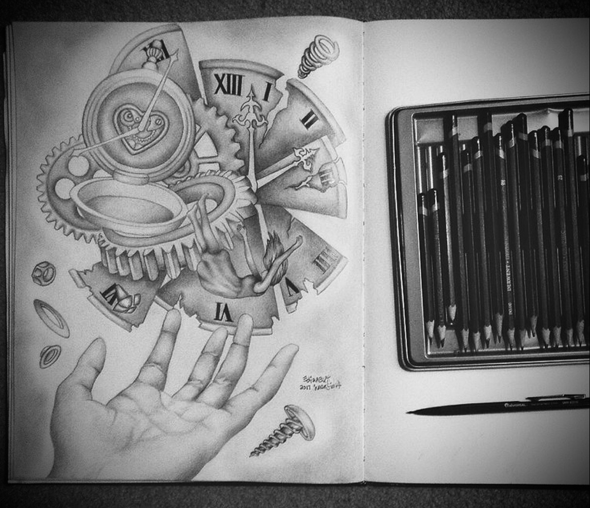 ArtStation Like clockwork, the hour hand