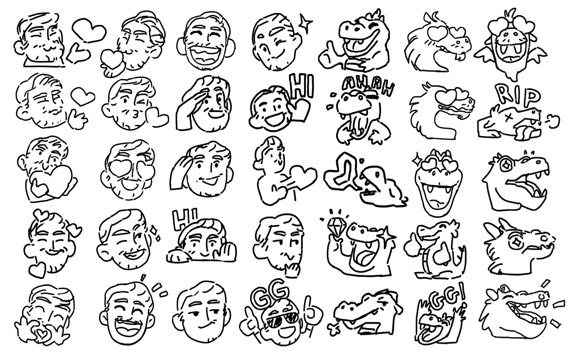 ArtStation - Tests Emotes