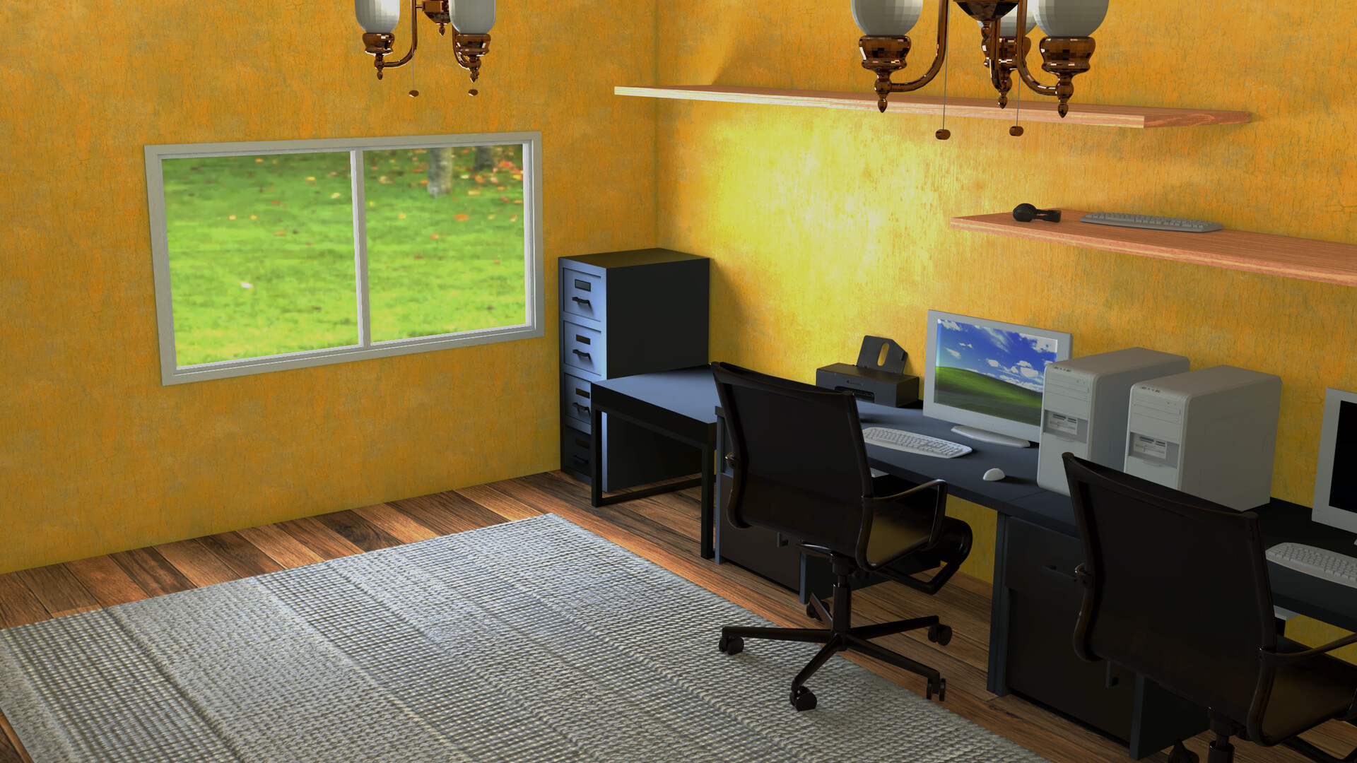 family computer room