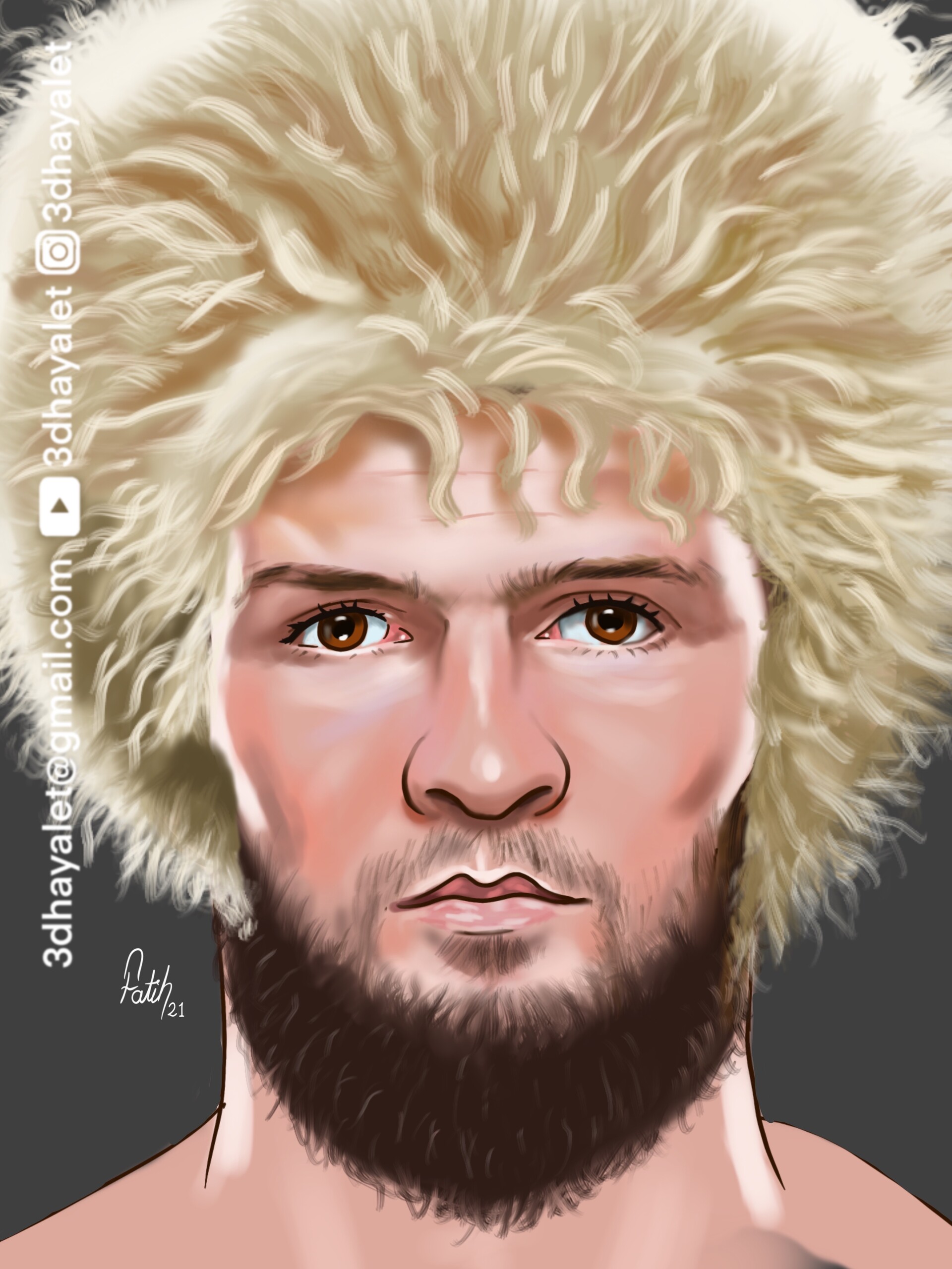 ArtStation Khabib Nurmagomedov