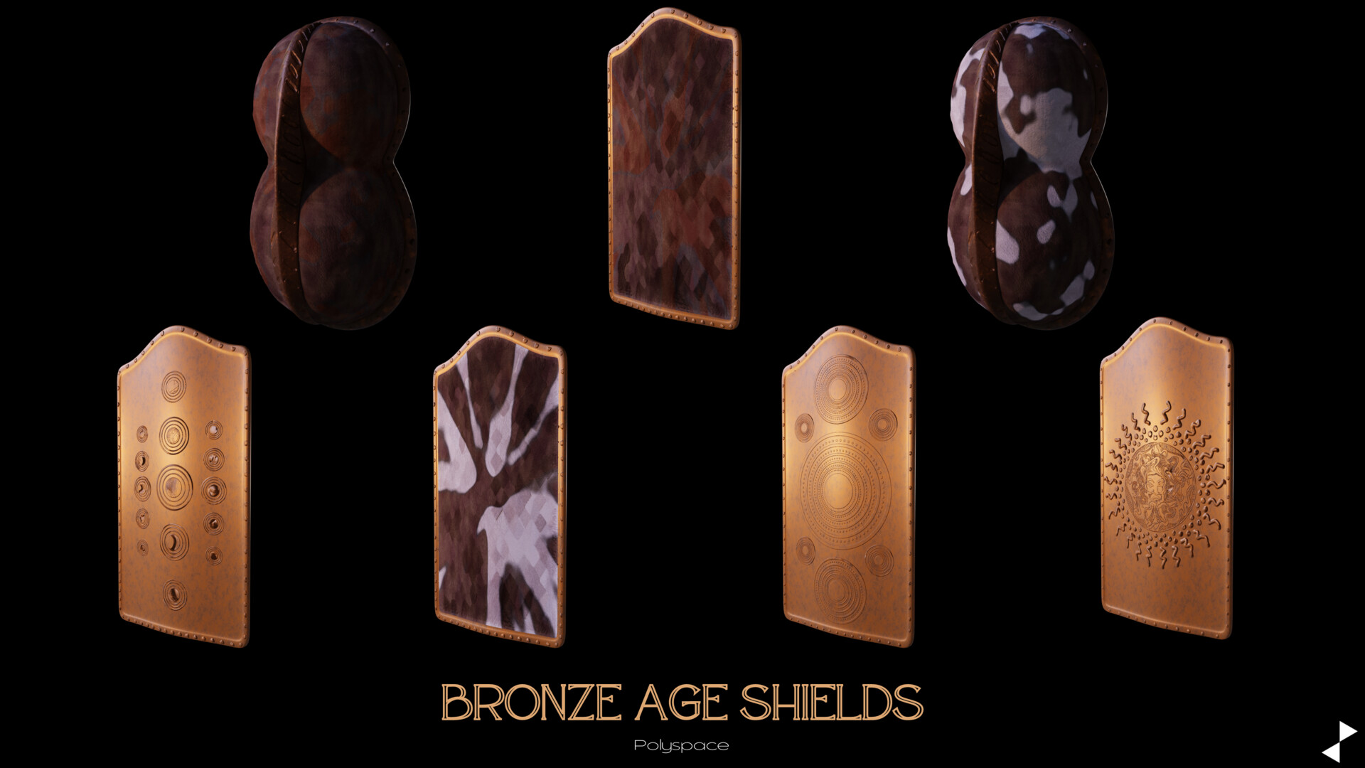 ArtStation Bronze Age Shield Pack