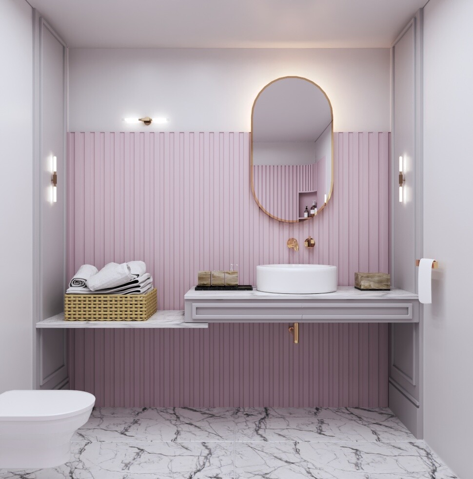 ArtStation - Bathroom Design