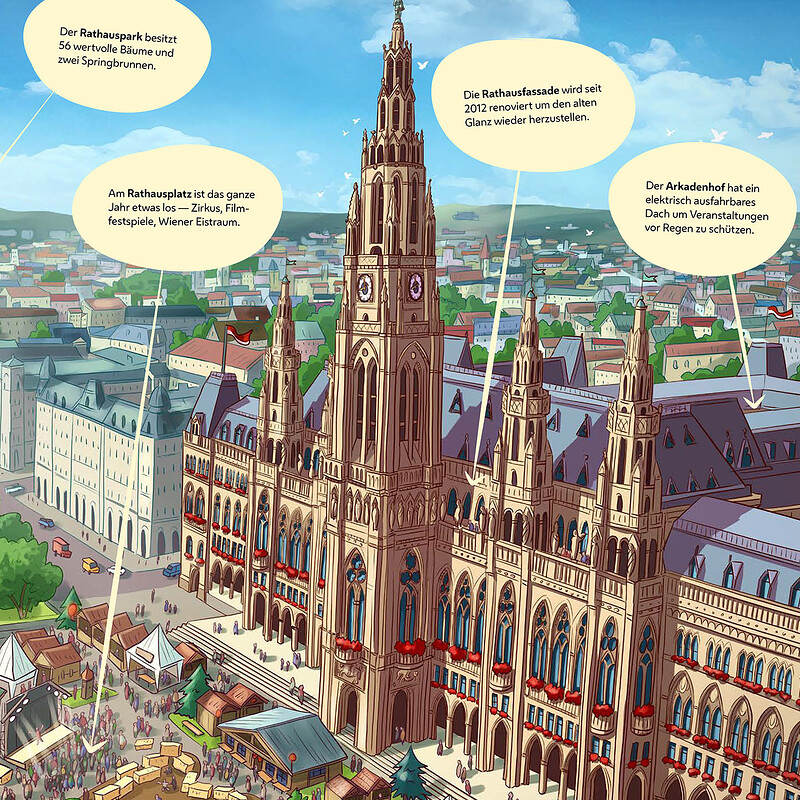 Das Wiener Rathaus - Folder