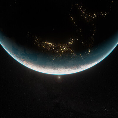 Rudolf getel blue marble