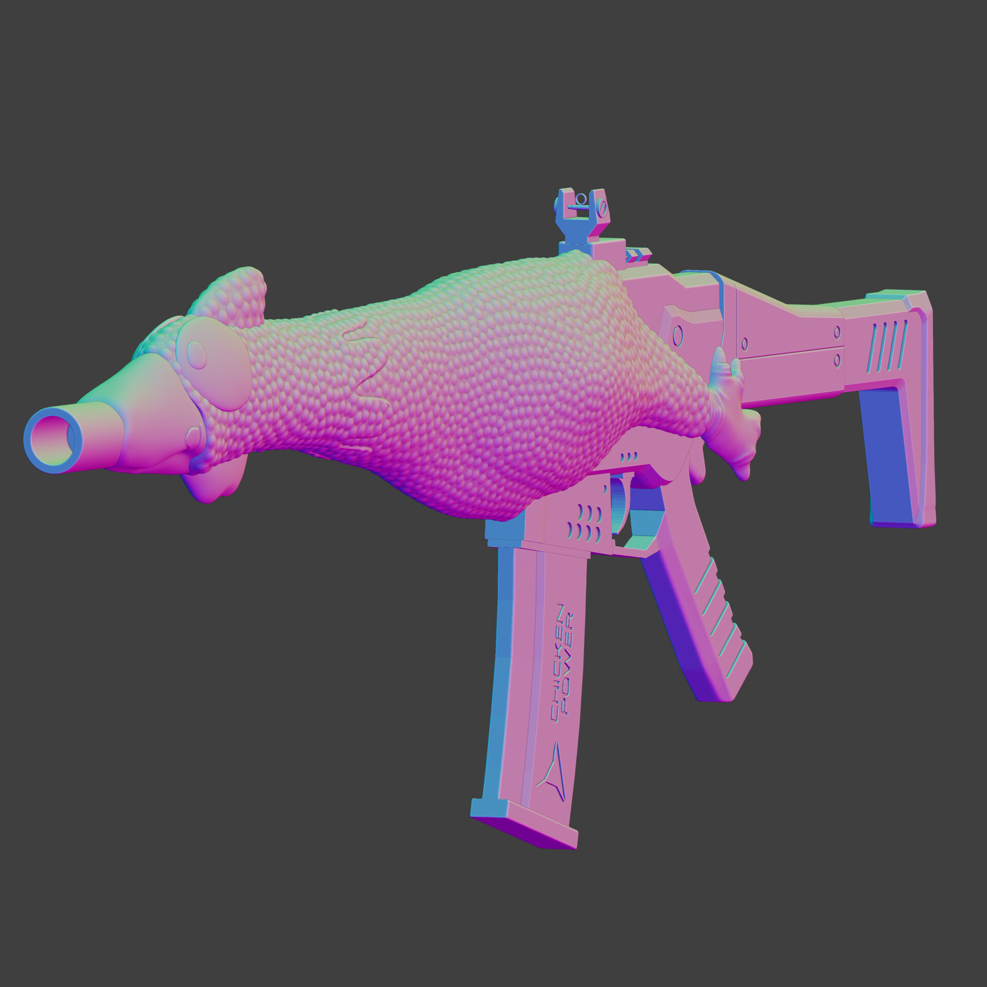 ArtStation - FanArt Chicken Gun - Dead Trigger 2