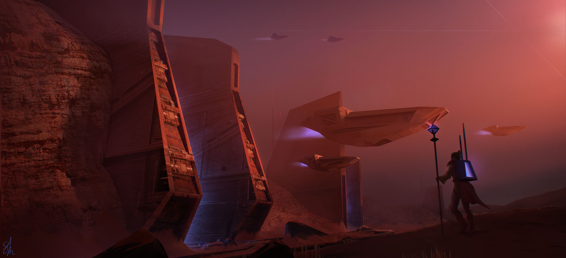 ArtStation Desert Facility