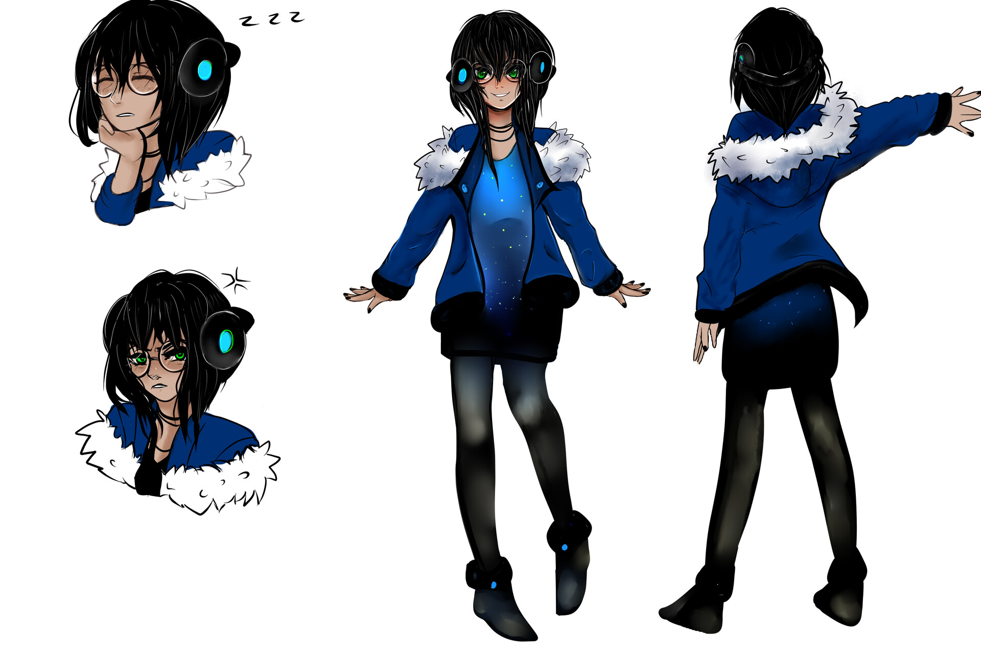 ArtStation Custom Character reference sheet