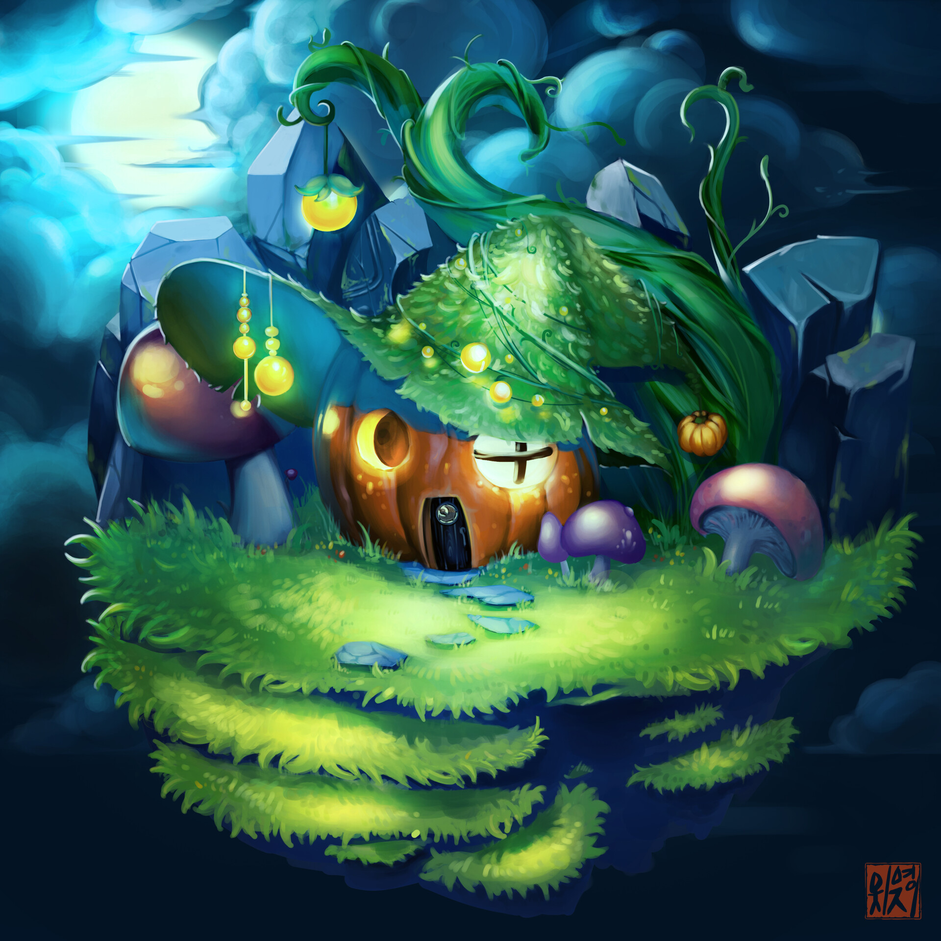 ArtStation - Pumpkin house
