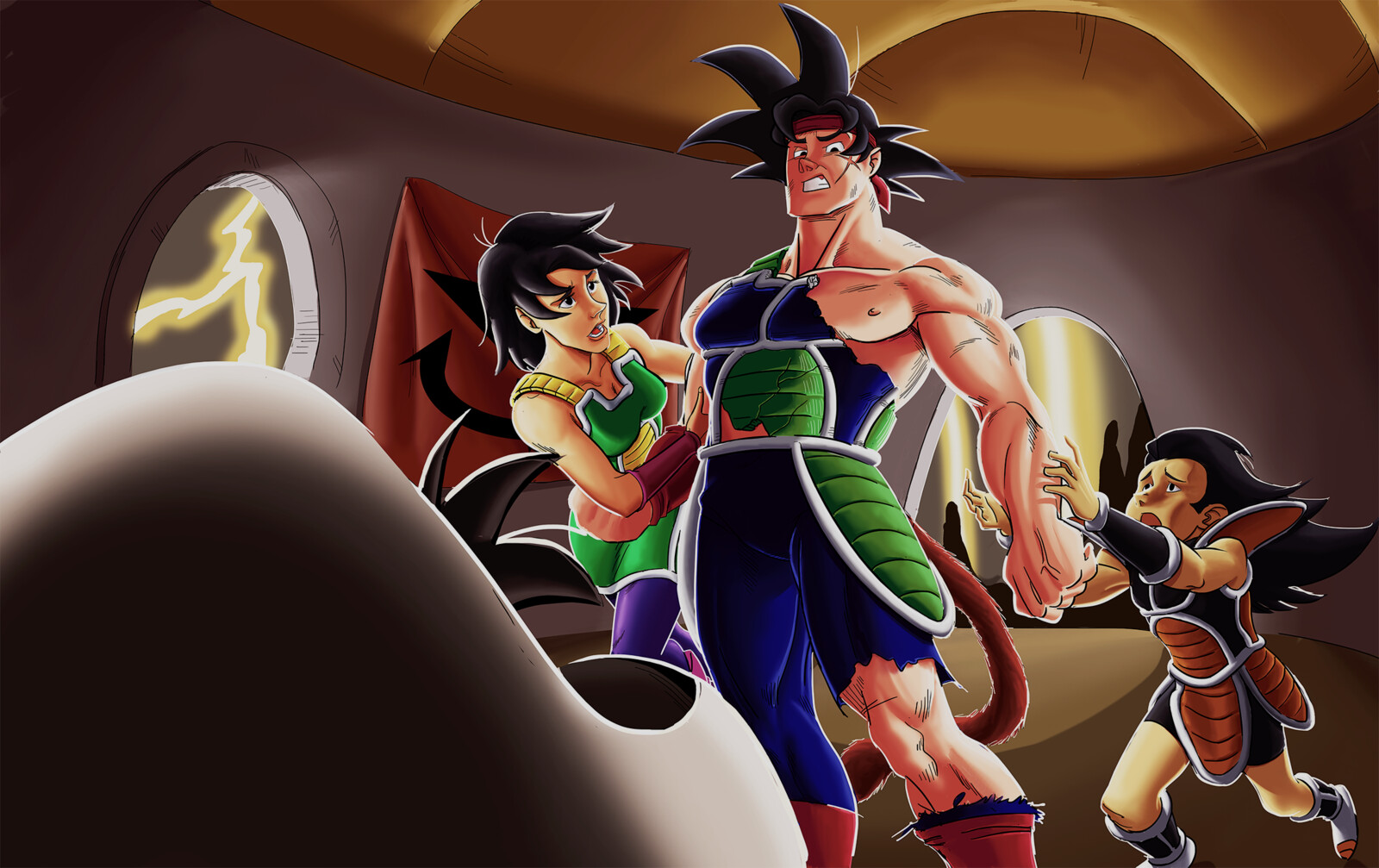 Bardock, father of Goku, had a vision of the destruction of his home planet and decides to send his son away... to Earth (2019)