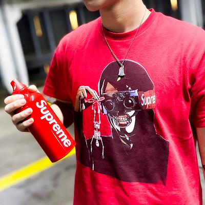 Supreme creeper tee sales red