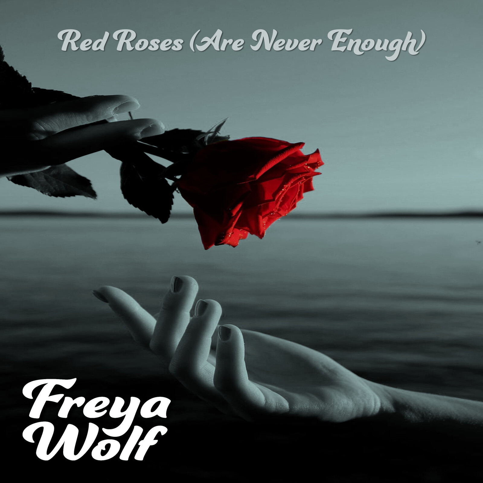 Freya Wolf - "Red Roses are Never Enough" single cover.

Image supplied by client.