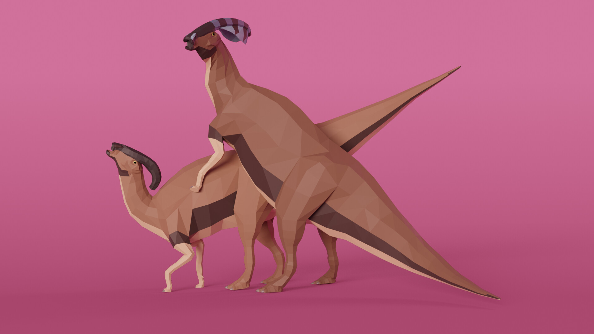 ArtStation - Dinosaur Sex: lowpoly