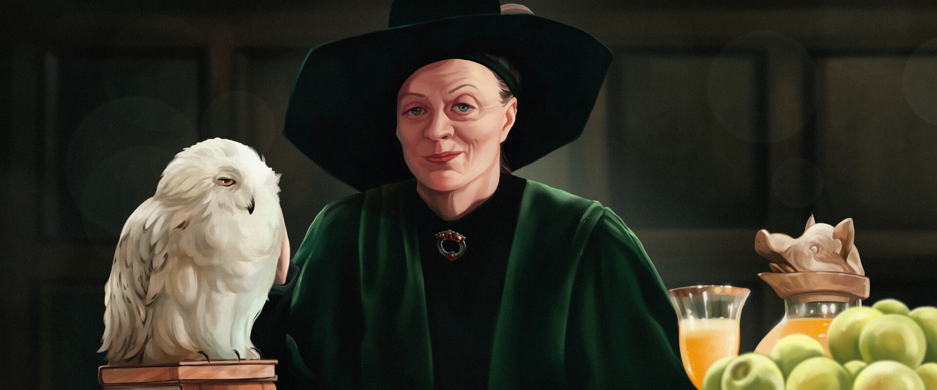 ArtStation - Minerva McGonagall screencap study