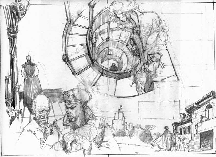 Merlin and Arthur concept pages