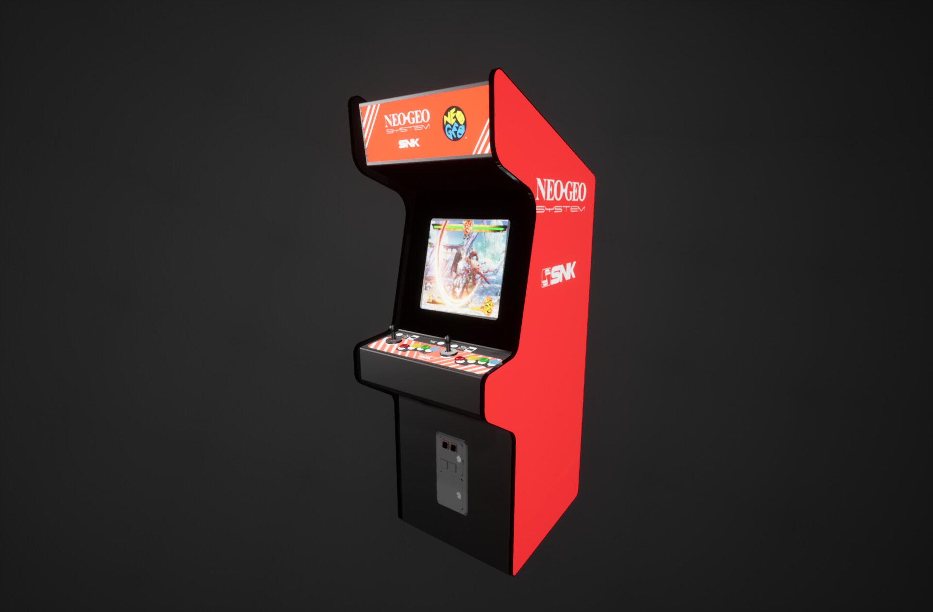 ArtStation - Neo Geo Arcade Cabinet