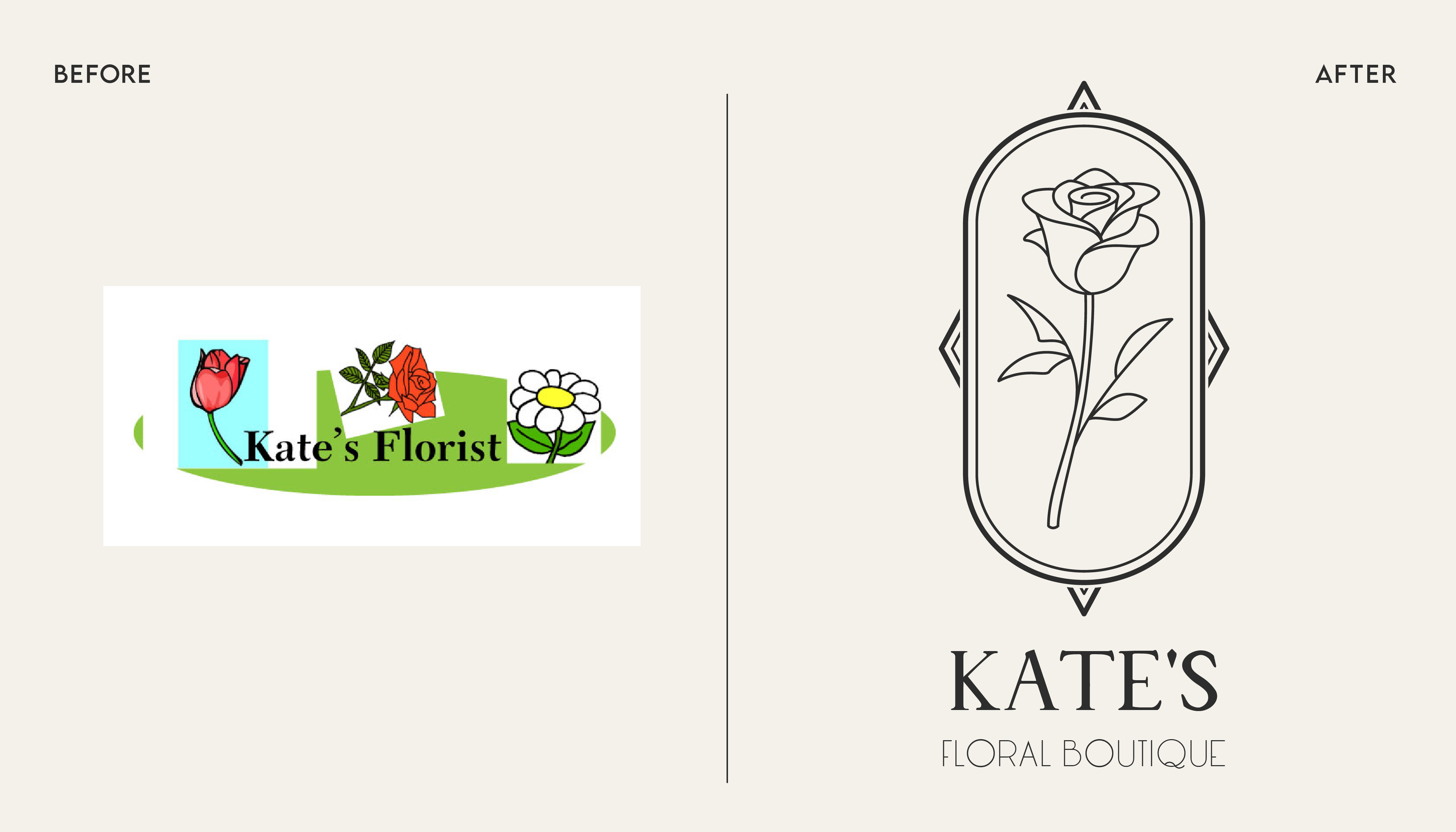 Original design and updated logo