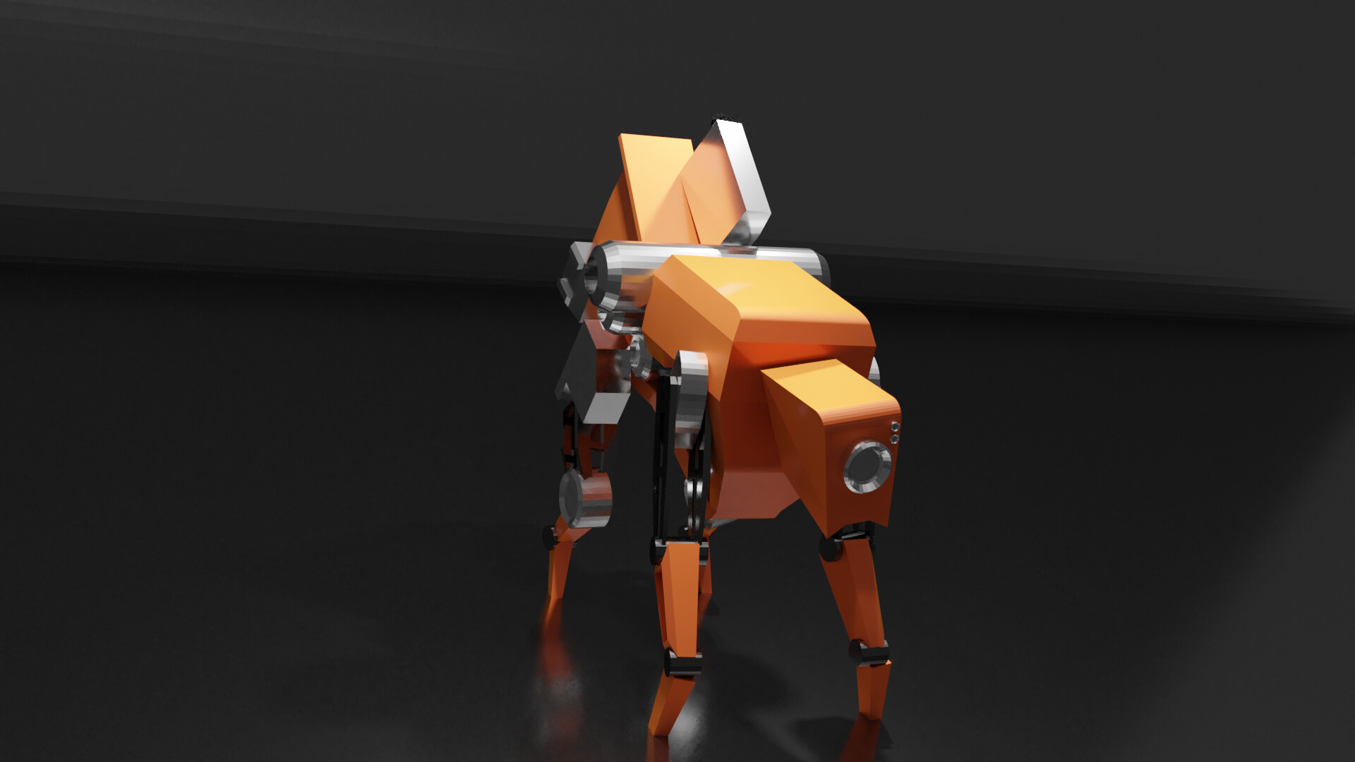 ArtStation RoboDogs V012SX Modeling on Blender