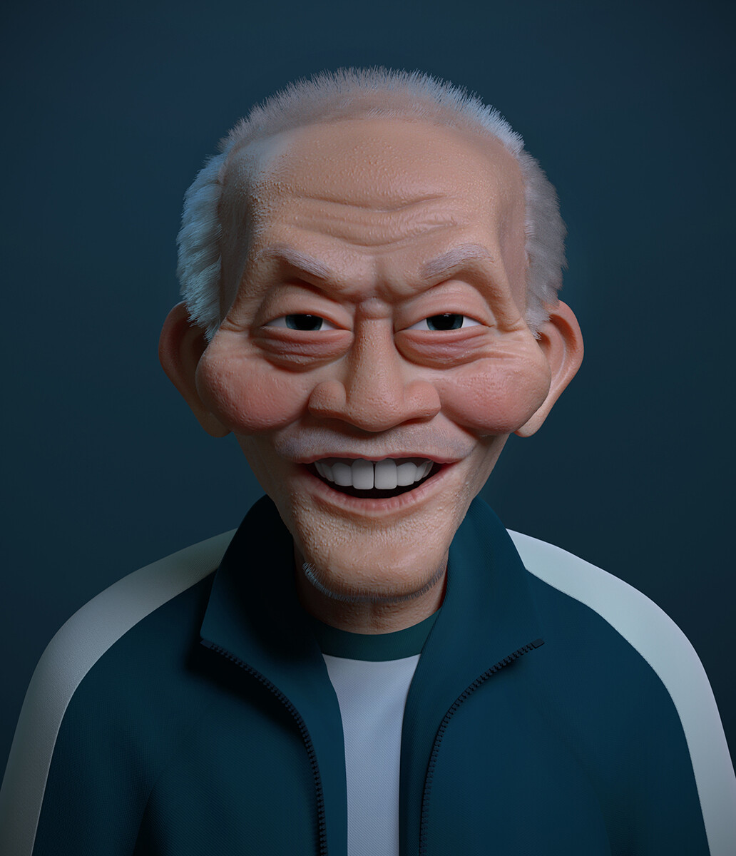 ArtStation - Oh Il-nam (Squid Game)