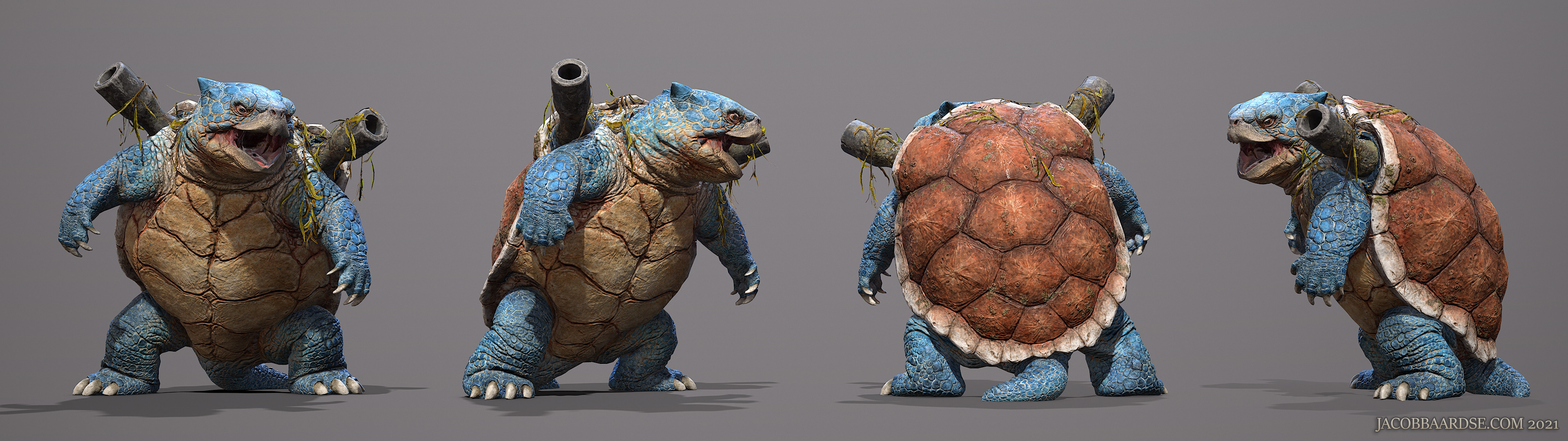Marmoset Toolbag turnaround.