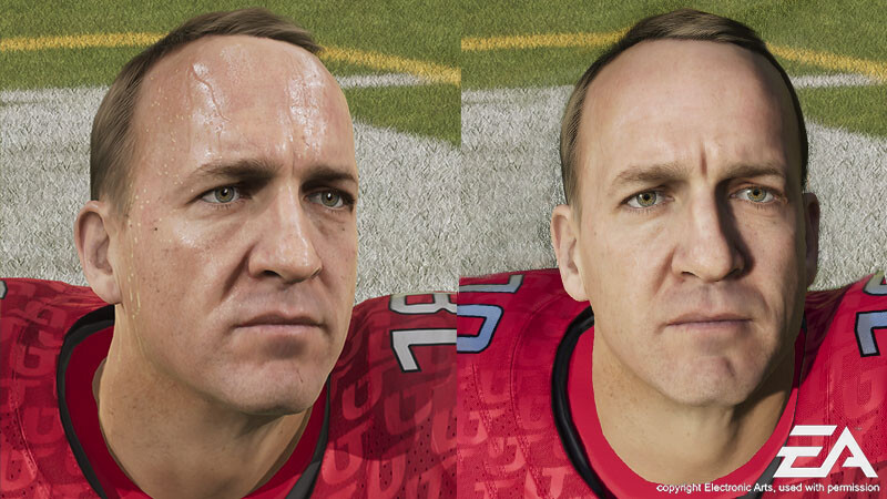 Peyton Manning in game