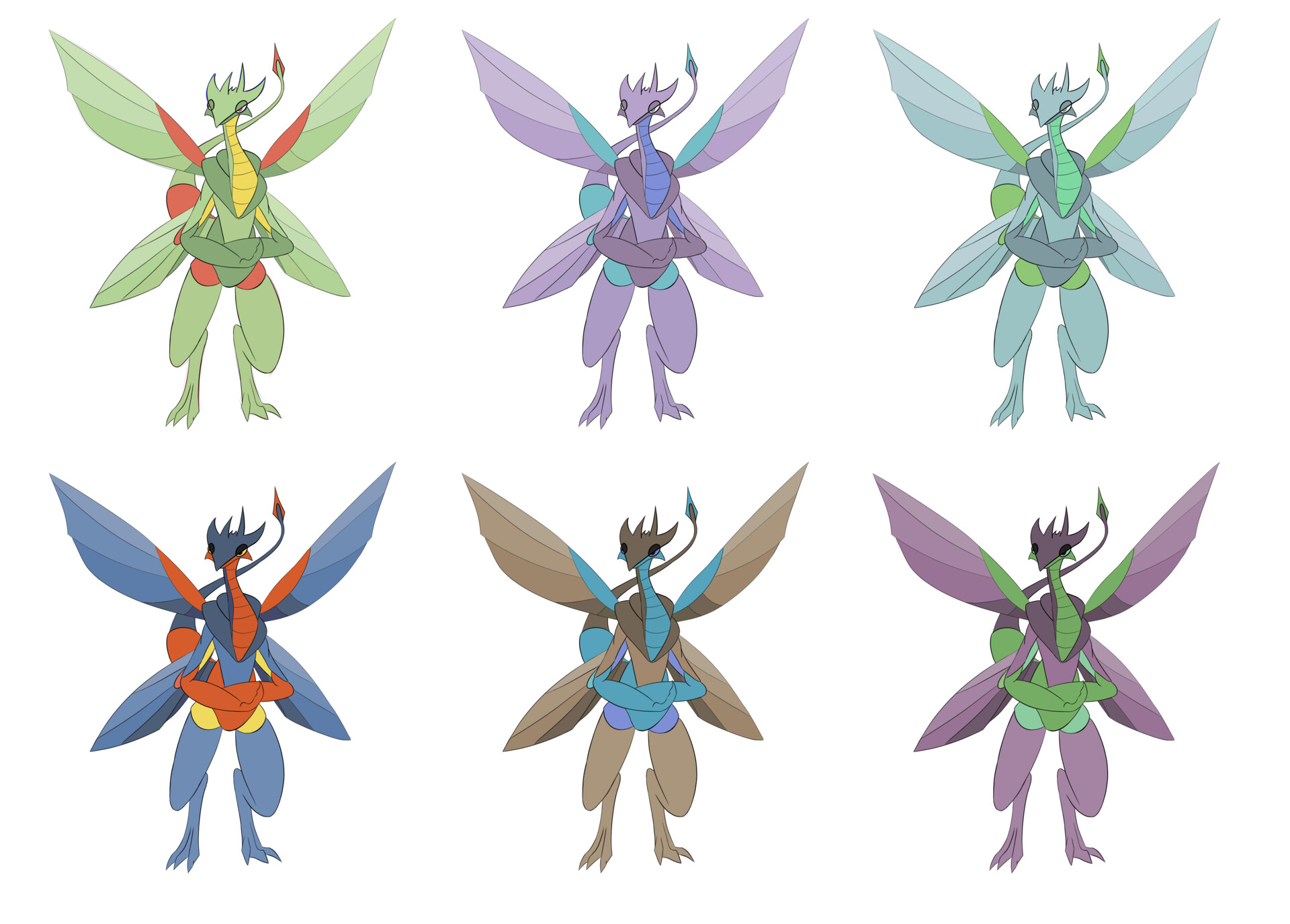 ArtStation Fakemon mantis challenge