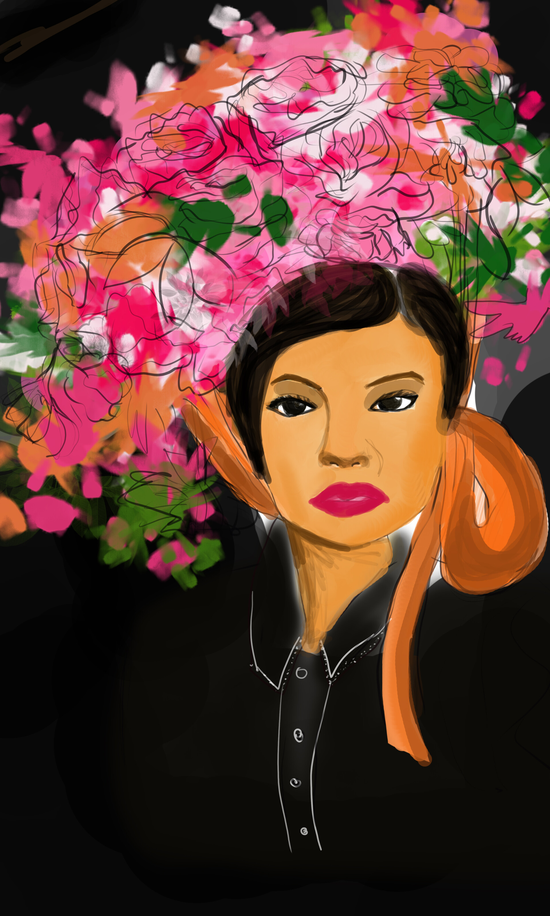 ArtStation The Flower Lady