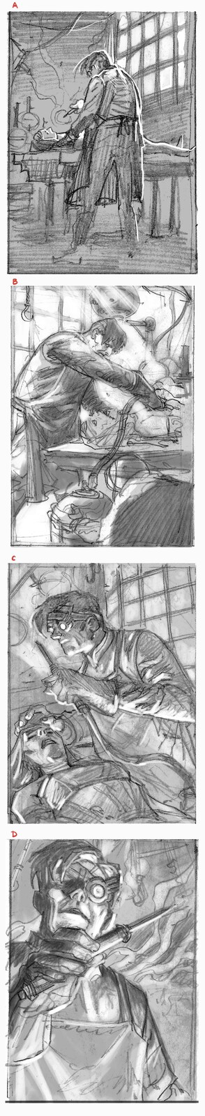 Preliminary sketches