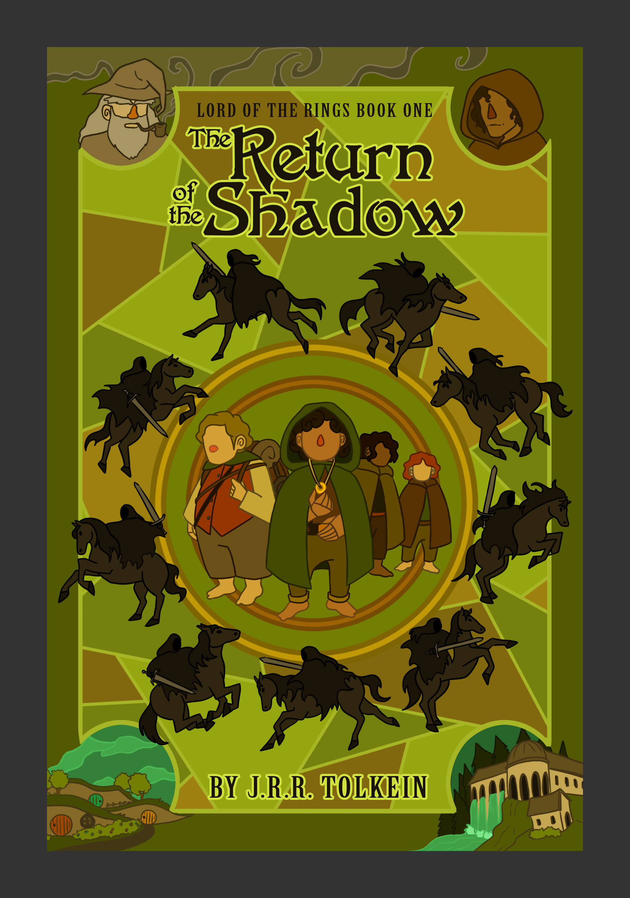 Cover for book one: The Return of the Shadow (first half of The Fellowship of the Ring)