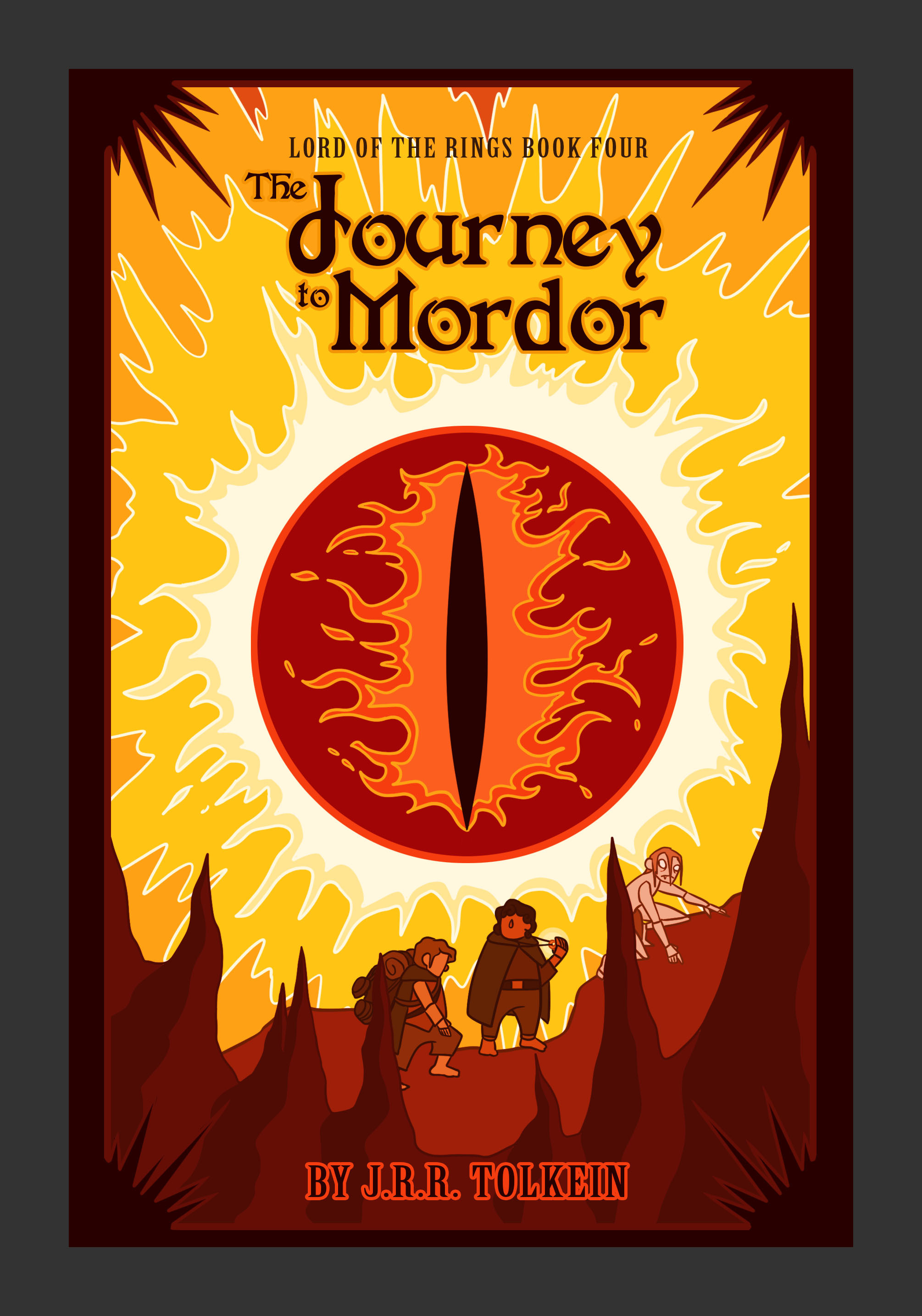 Cover for book four: The Journey to Mordor (second half of The Two Towers)