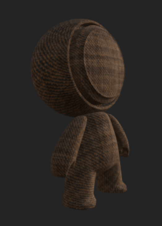 [Removed Content]
Boy doll textured in Substance 3D Painter.

Unfortunately I didn't have time to include this doll in my scene.