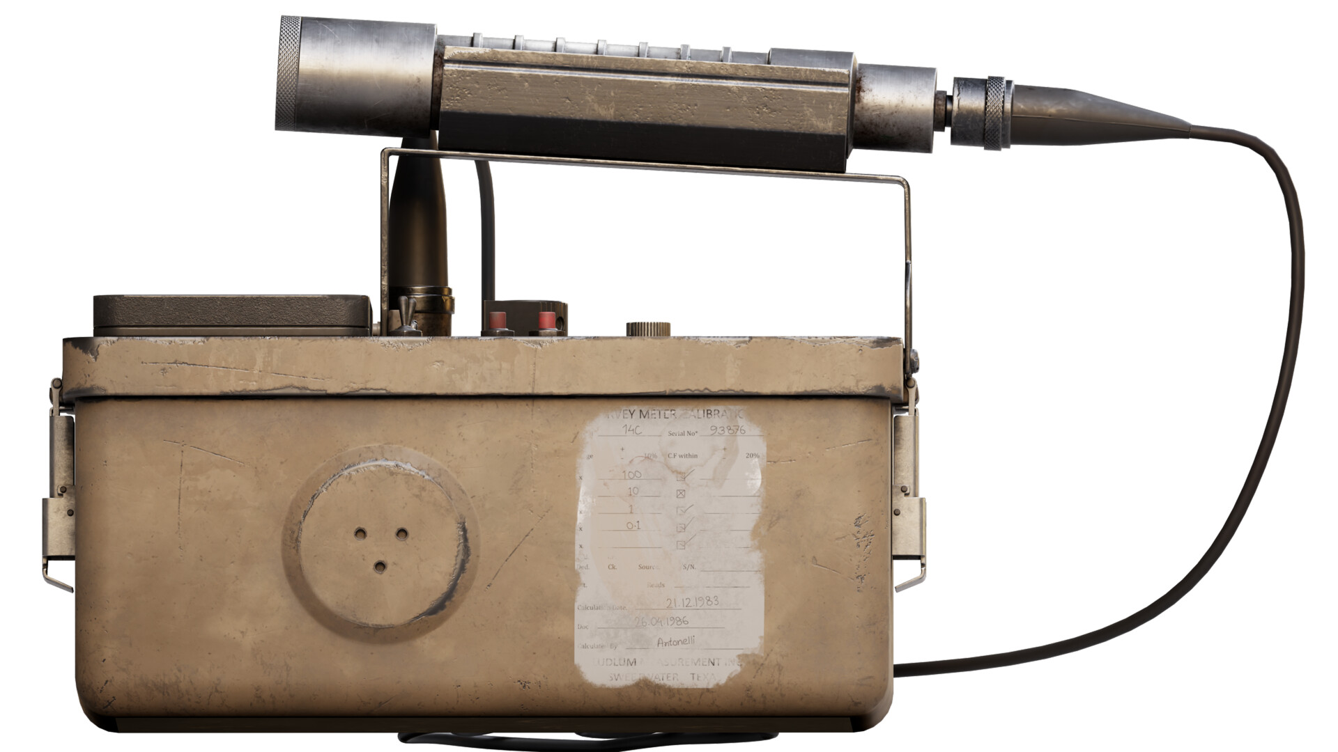 Masrub Siddique Meraj LUDLUM 14C Geiger Counter